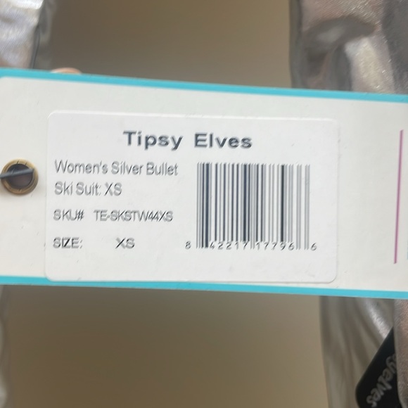NWT Tipsy Elves WOMEN'S SILVER BULLET SNOW SUIT - Picture 2 of 7